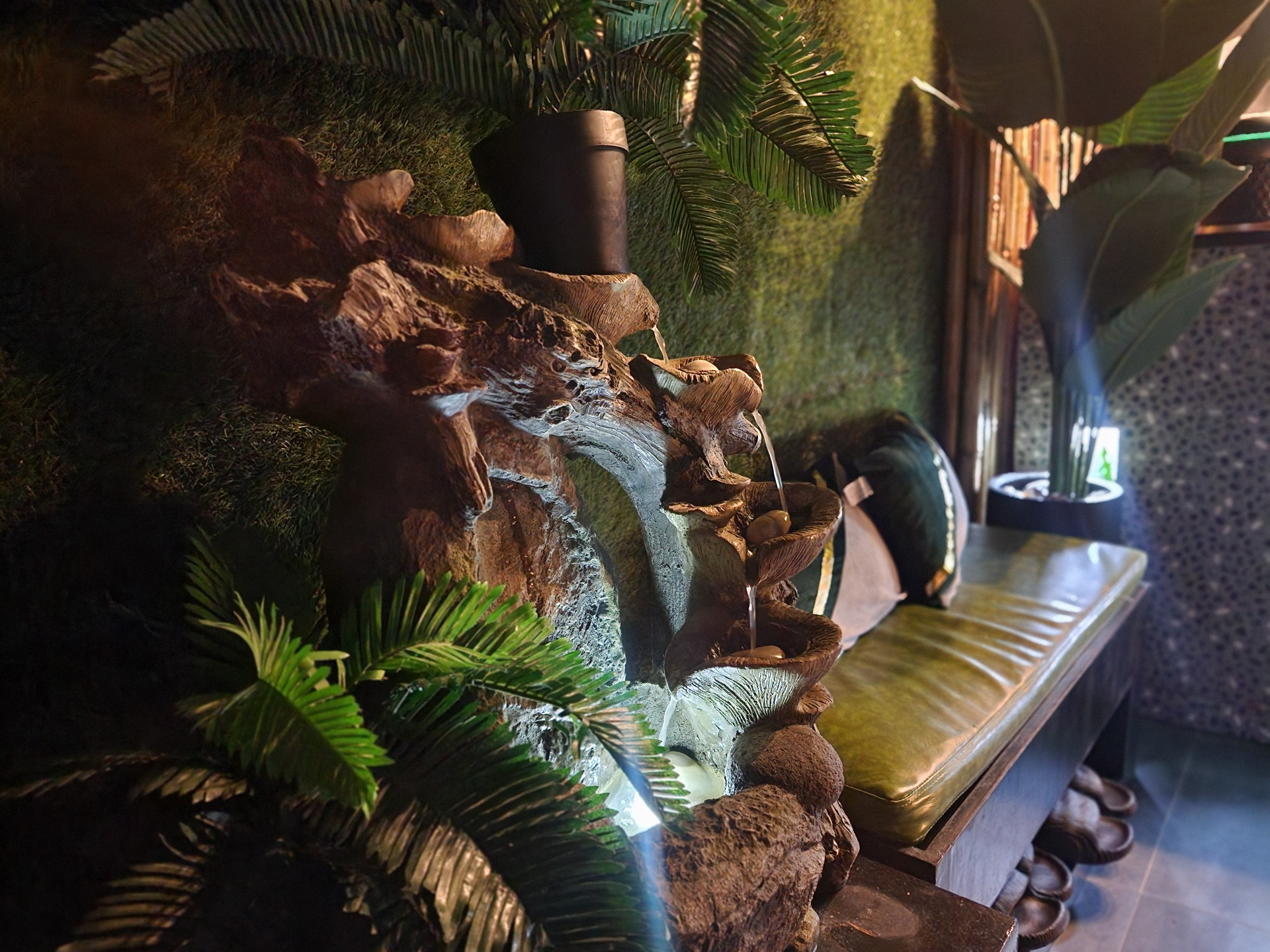 Matina Branch interior — Head spa treatment area (editable)
