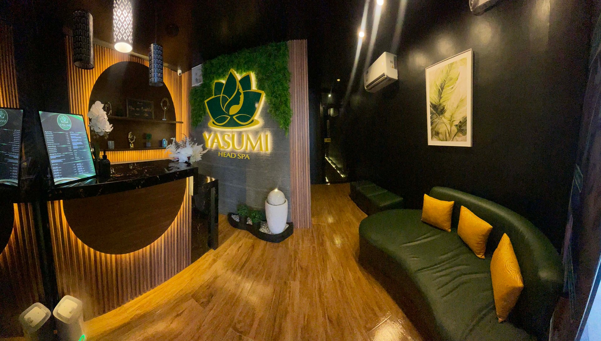 V. Mapa Branch interior — Reception area (editable)