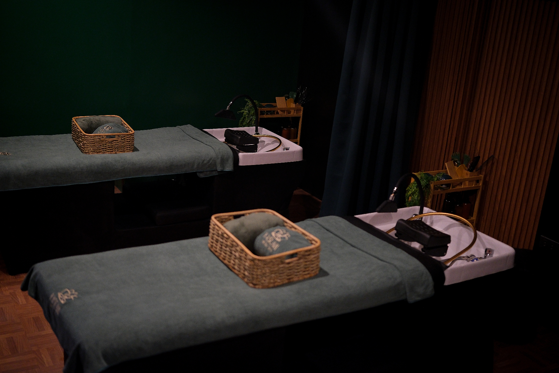 Buhangin Branch interior — Head spa treatment area (editable)