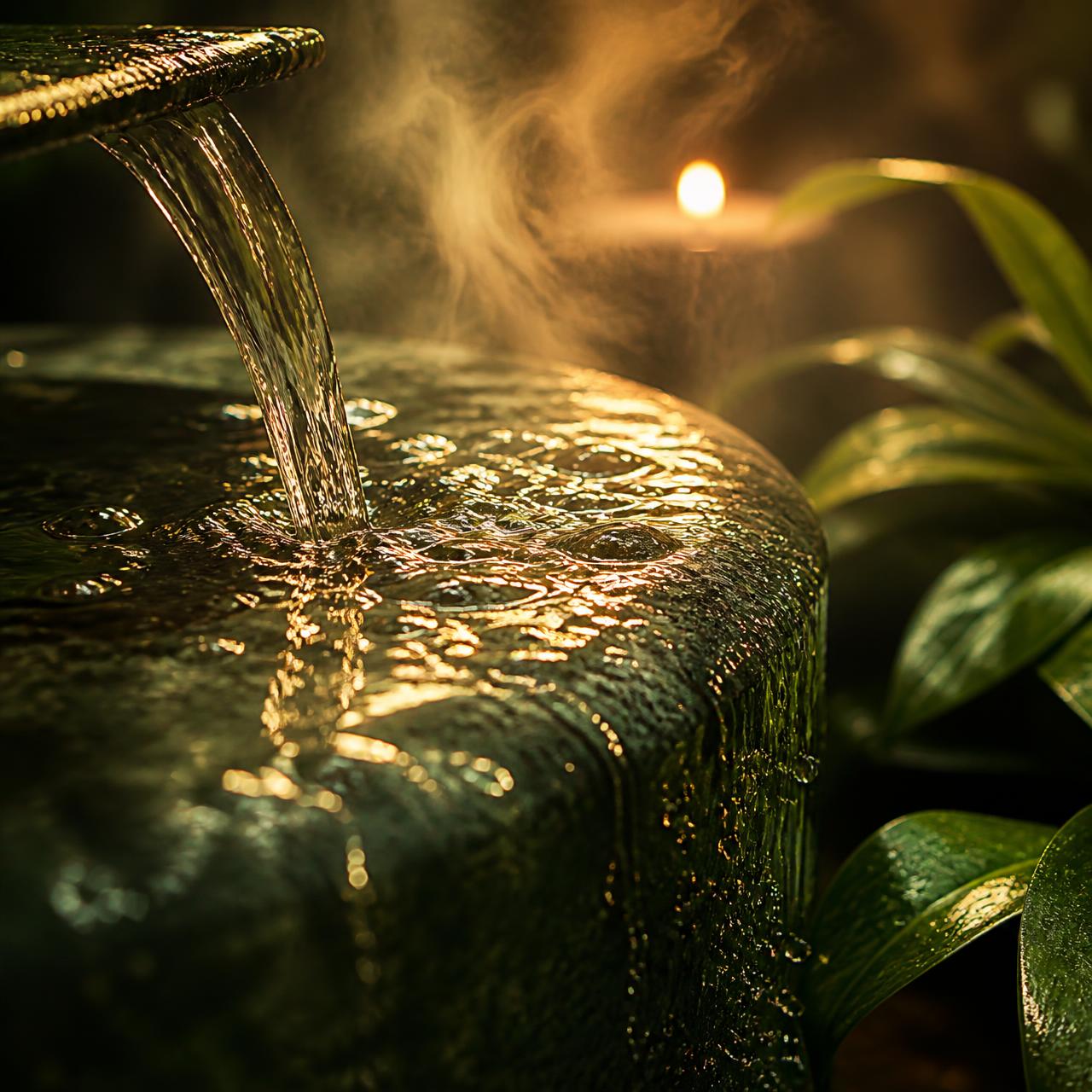 Aqua head spa water therapy detail